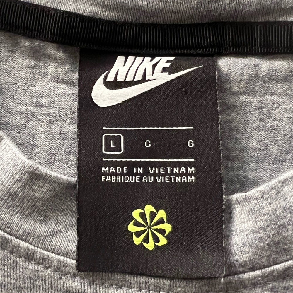 Nike Speckled Logo T Shirt Heavyweight Cotton Size Large Men’s - Picture 4 of 4
